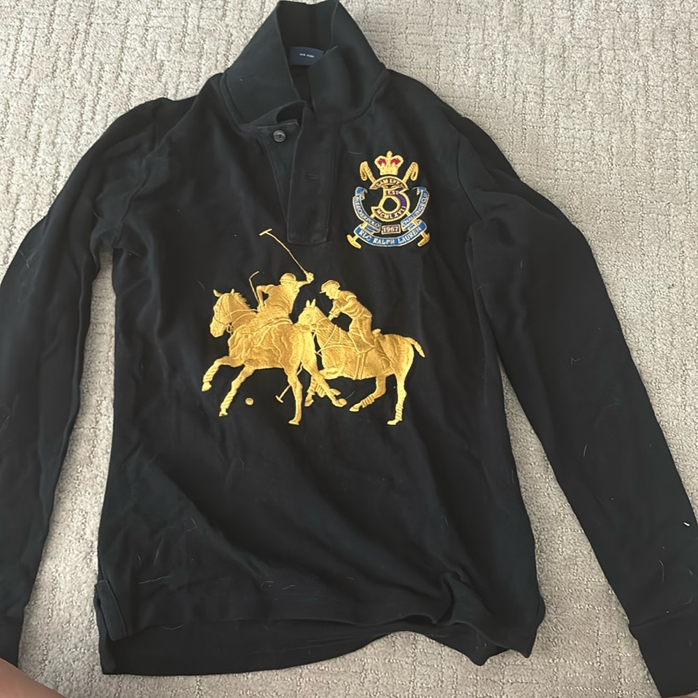Ralph Lauren 100% cotton long sleeve polo